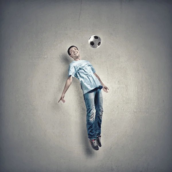 Tifoso di calcio — Foto Stock