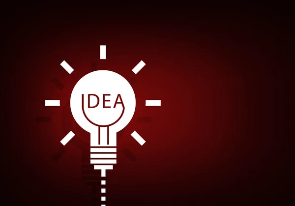 Bulb light idea — Stock Photo, Image
