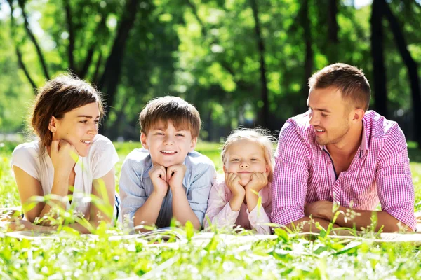 Picnic in giardino — Foto Stock