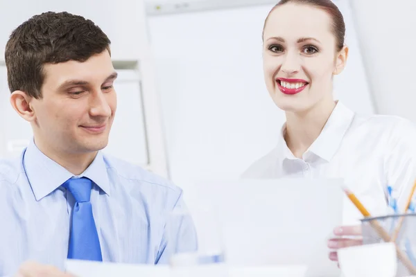 Lavorare in partenariato — Foto Stock