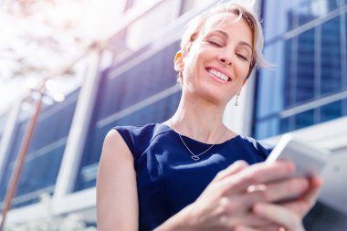 İş kadını Merhaba