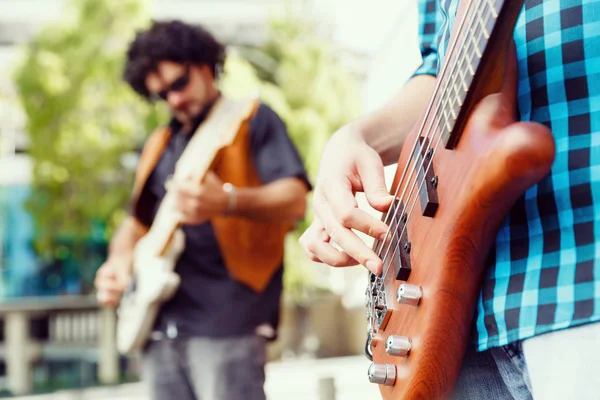 Amo a minha música — Fotografia de Stock