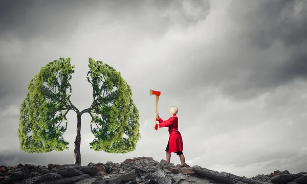 Protect forests — Stock Photo, Image