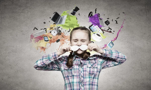 Kid having fun — Stock Photo, Image