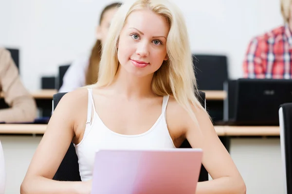 Studenten op Les — Stockfoto