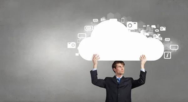 Il cloud computing — Foto Stock