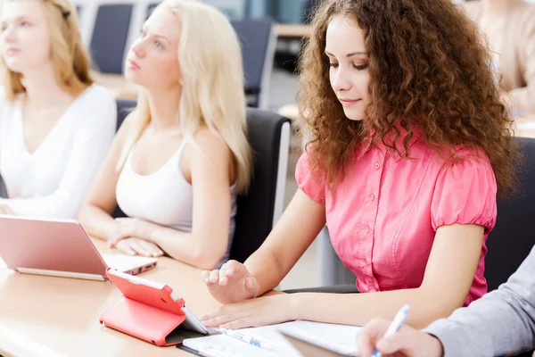 Students at lesson — Stock Photo, Image