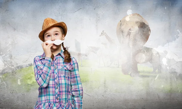 Kid having fun — Stock Photo, Image