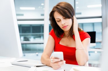 Modern başarılı iş kadını