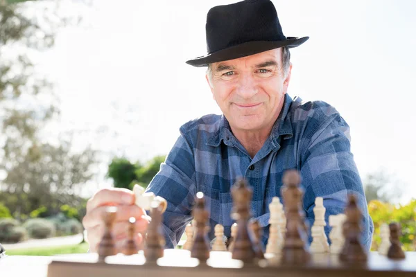 Penser stratégie d'échecs — Photo