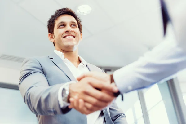 Handshake of businessmenoncepts - soft focus — Stock Photo, Image