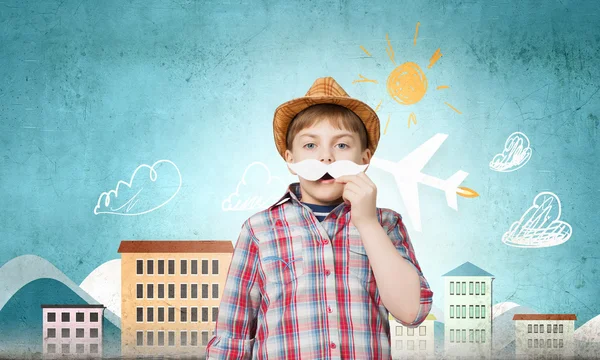 Kid having fun — Stock Photo, Image