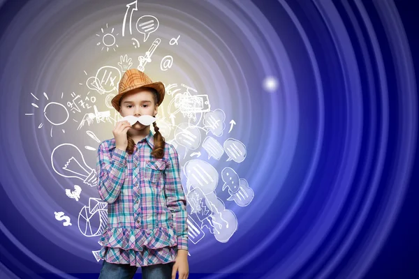 Kid having fun — Stock Photo, Image