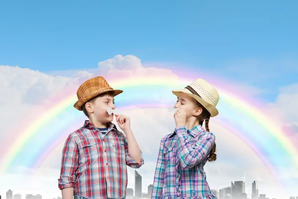 Kids having fun — Stock Photo, Image