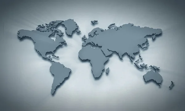 World map — Stock Photo, Image