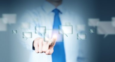 Simge dokunmadan parmak