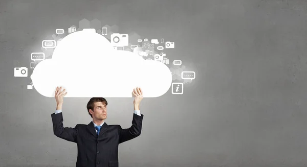 Cloud computing — Stockfoto