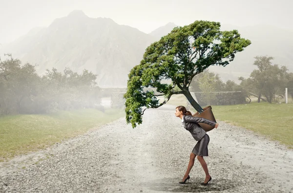 Proteggiamo la natura — Foto Stock