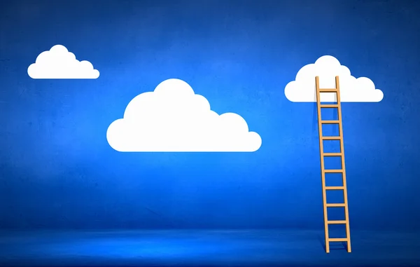 Ladder to cloud — Stock Photo, Image