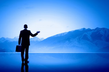 İşadamı izolasyon