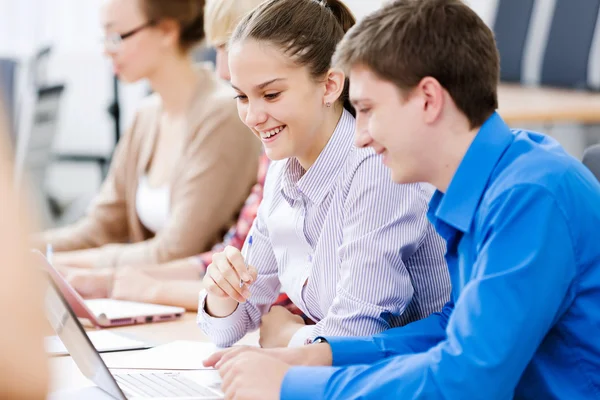 Studenten op Les — Stockfoto