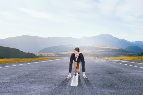 Pronti a correre. — Foto Stock