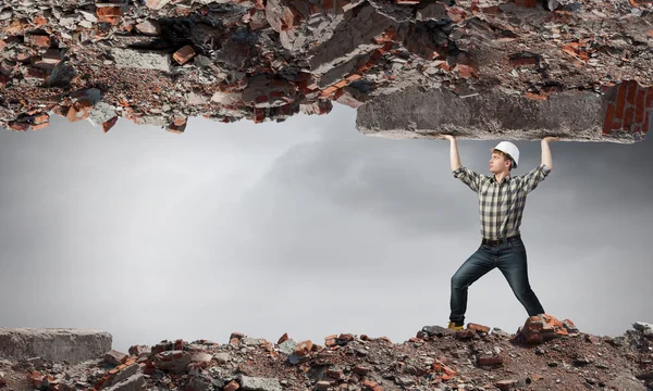 Echte man werk — Stockfoto