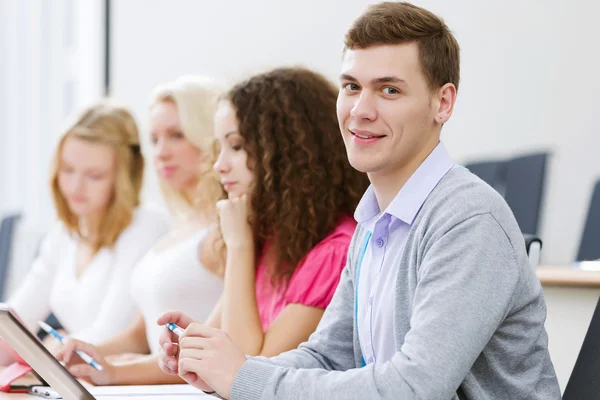 Students at lesson — Stock Photo, Image