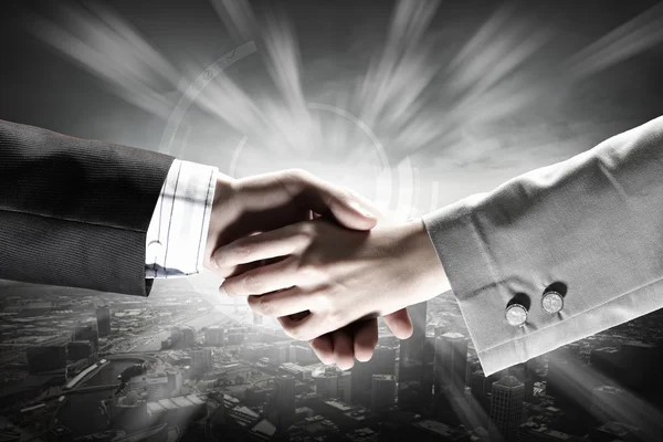 Obchodní handshake — Stock fotografie