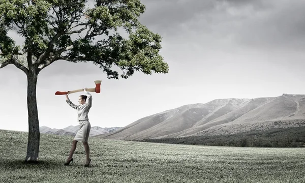 Stoppen stek bomen — Stockfoto