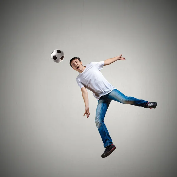 Tifoso di calcio — Foto Stock