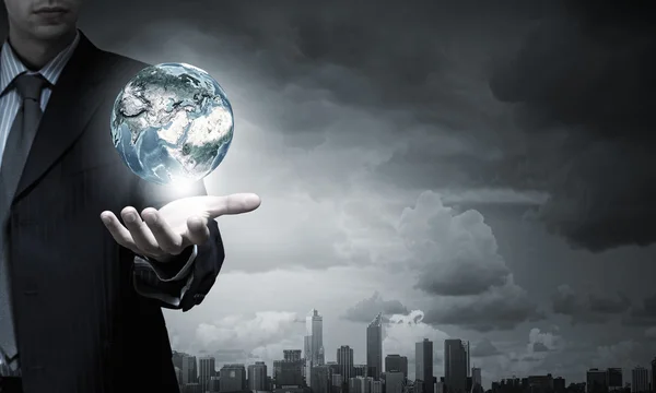 World in hands — Stock Photo, Image