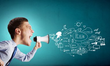 büyük kafalı erkekle