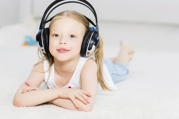 I like listen music — Stock Photo, Image