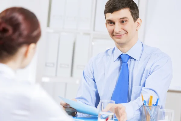 Trabajar en asociación — Foto de Stock