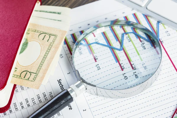 Finanční služby analytics — Stock fotografie