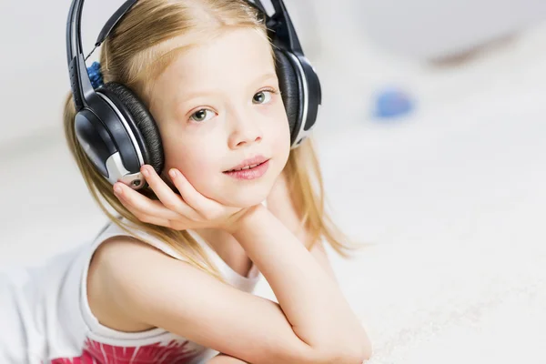 I like listen music — Stock Photo, Image