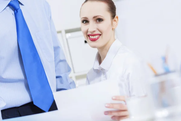 Lavorare in partenariato — Foto Stock