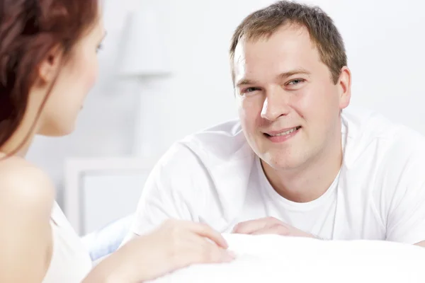 Woke up together — Stock Photo, Image