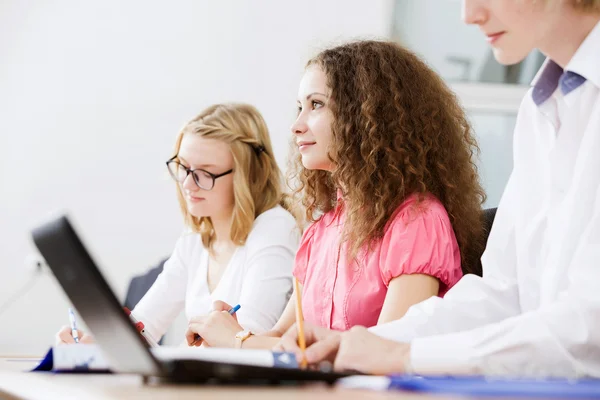 Students at lesson — Stock Photo, Image