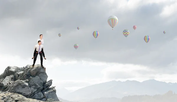 Andere arbeiten lassen — Stockfoto