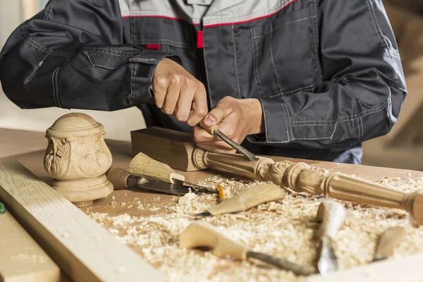 Carpenter at work — Stock Photo, Image