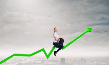 İşkadını binmek grafik