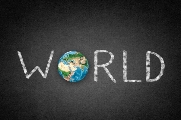 Palavra do mundo — Fotografia de Stock