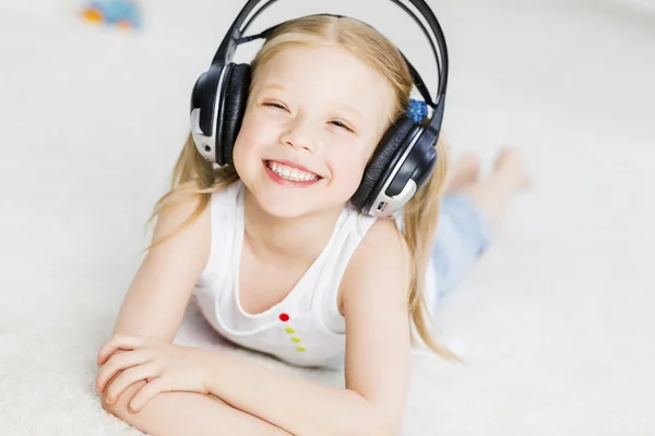 I like listen music — Stock Photo, Image