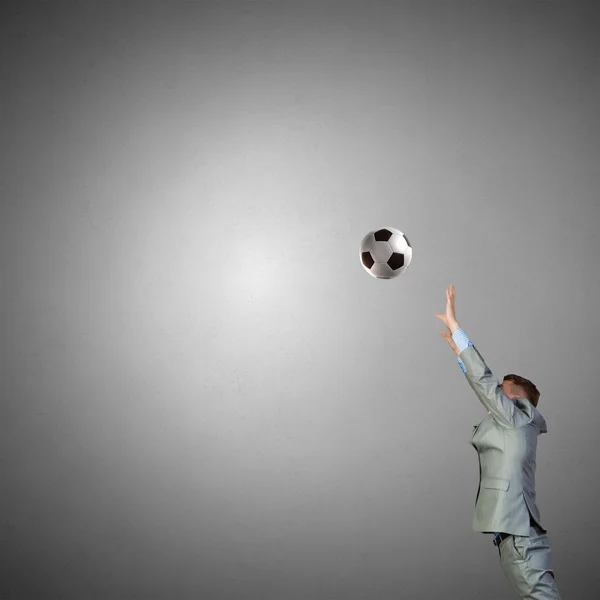 Tifoso di calcio — Foto Stock