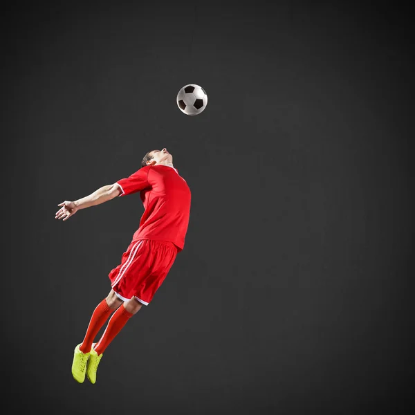 Jogador de futebol — Fotografia de Stock