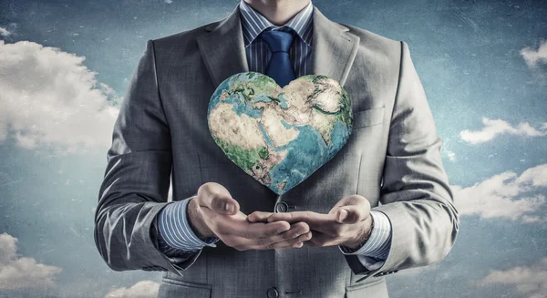 Treat our planet with love — Stock Photo, Image