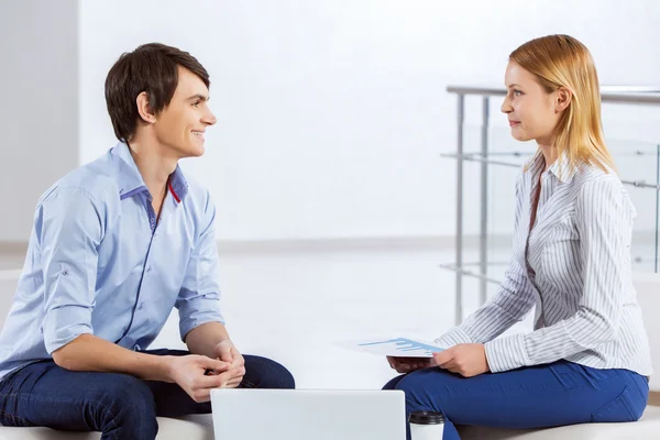 Samenwerken voor productief werk — Stockfoto