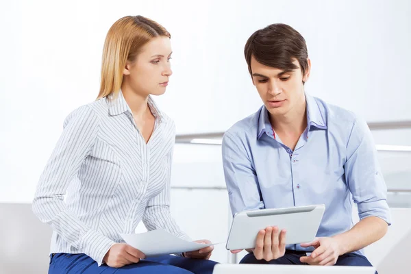 Zusammenarbeit für produktive Arbeit — Stockfoto